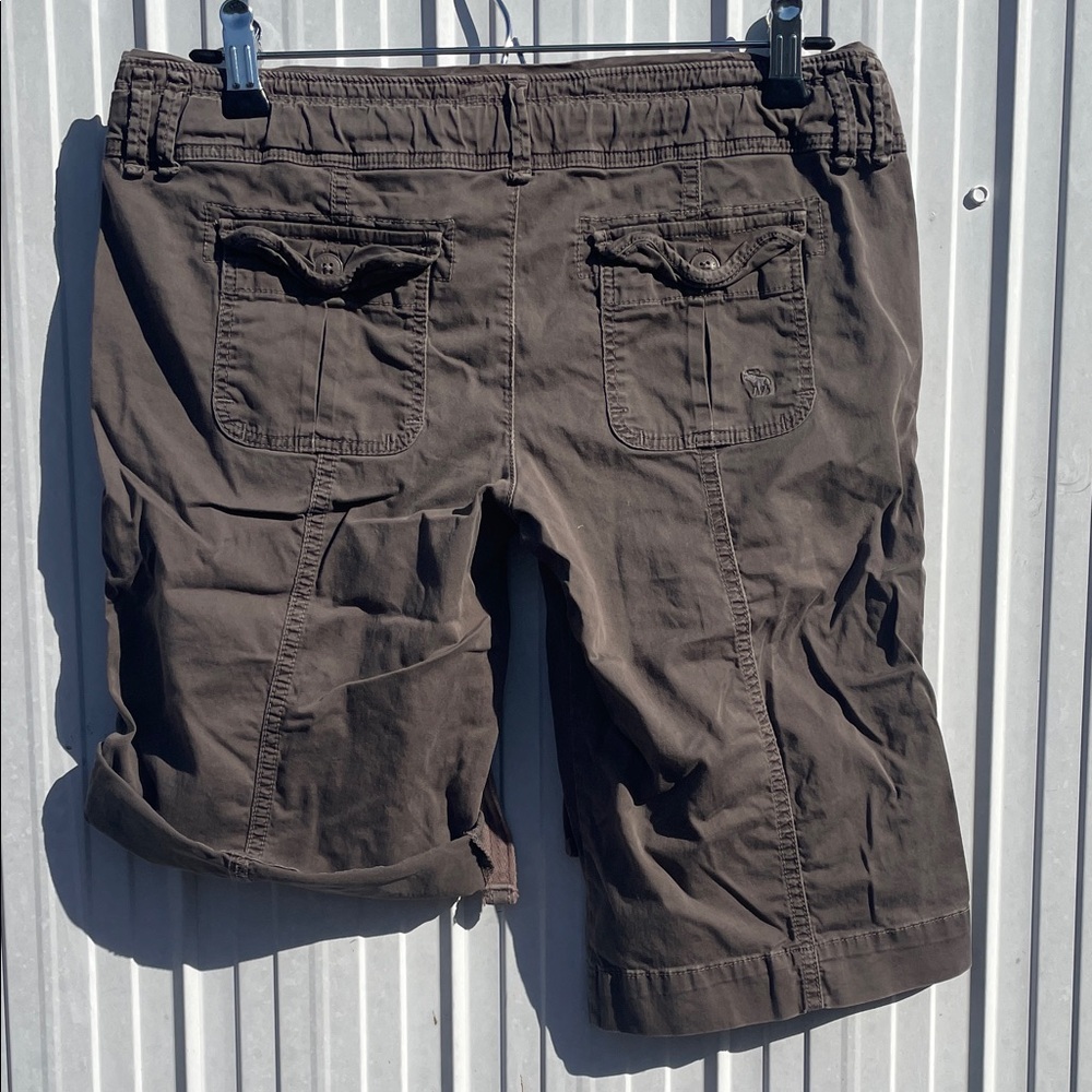 Abercrombie & Fitch Dark Brown Cargo Shorts - Picture 5 of 7